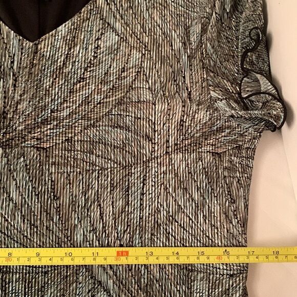 Connected Apparel Tiered Layered Dress Size 12 - Picture 5 of 12